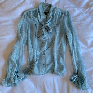 Light blue Banana Republic blouse size M